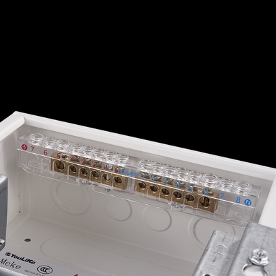 Placa de distribuição do poder do circuito elétrico do cerco do metal da fase monofásica de 7 maneiras para interno